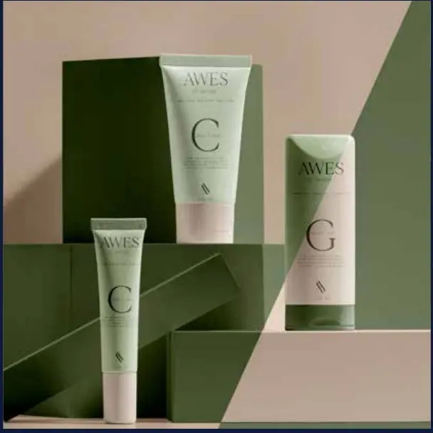 Cleanser and gel — packaging