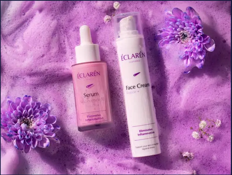 Photo shoot — serum in foam