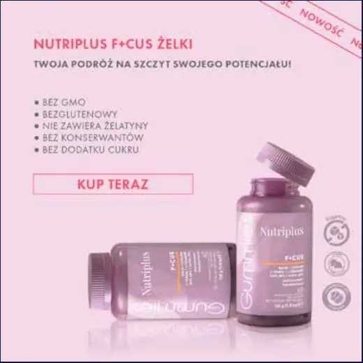 Nutriplus F+CUS launch banner