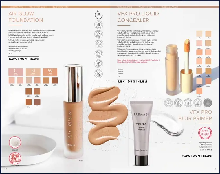 Catalog — foundation and concealer