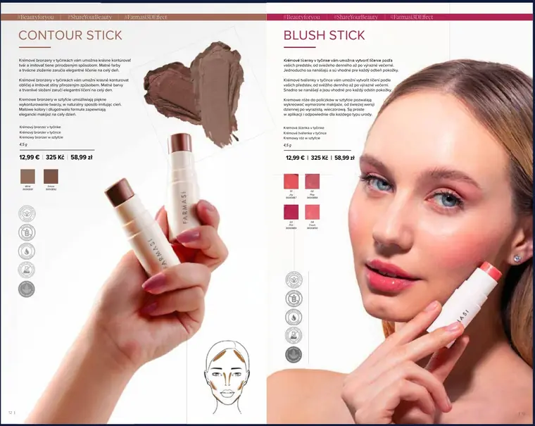 Catalog — contour and blush