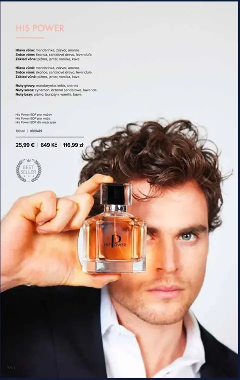 Catalog — His Power fragrance
