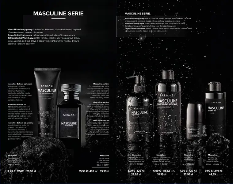 Catalog — Masculine series