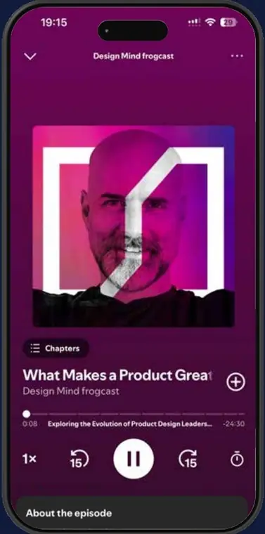 Design Mind frogcast — platform cover