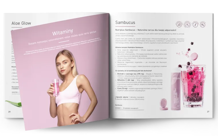 Nutriplus guide: Aloe Glow, vitamins and Sambucus spread