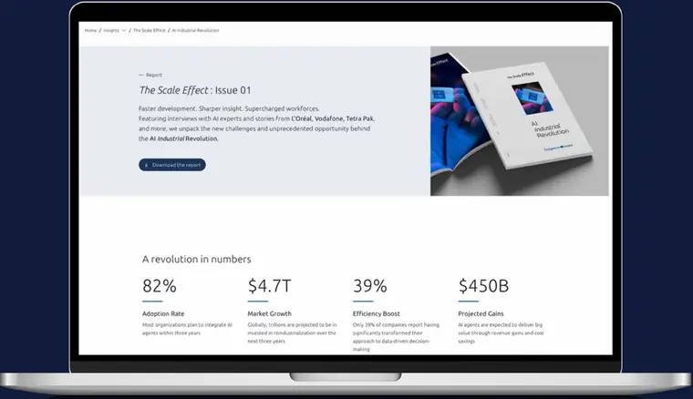 The Scale Effect — landing page