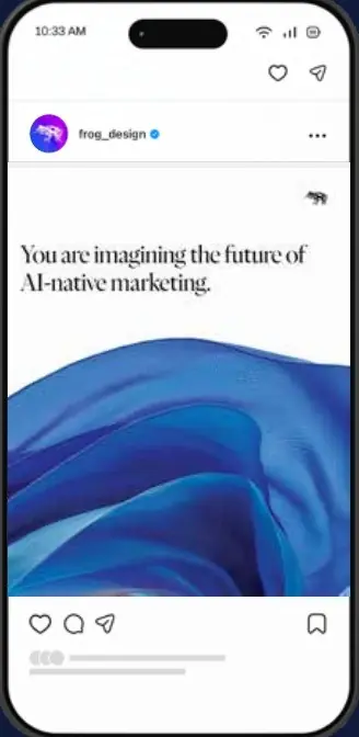 AI-native marketing — closing frame